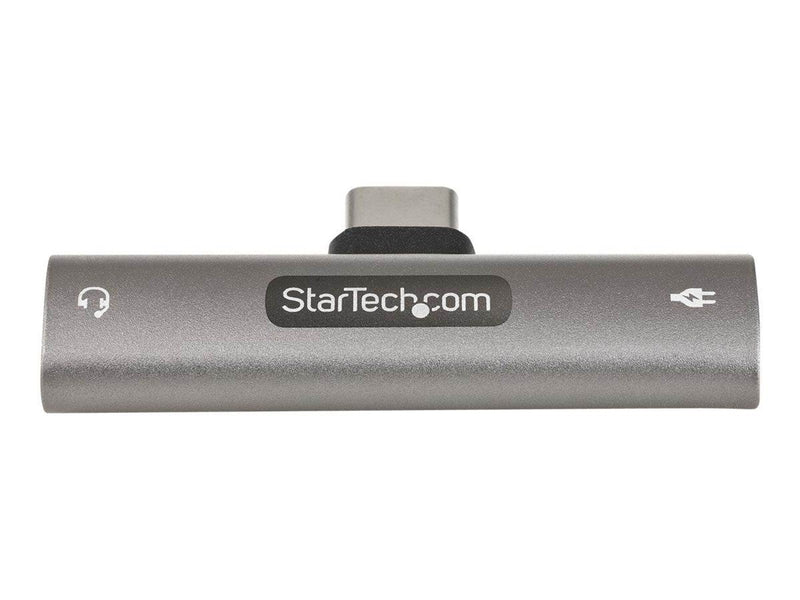 StarTech.com USB C Audio & Charge Adapter - 3.5mm TRRS - 60W PD