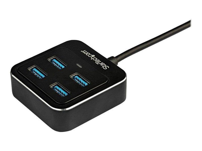 StarTech.com USB-C Hub 4-Port USB-Hubs - USB 3.2 - 4 - Schwarz