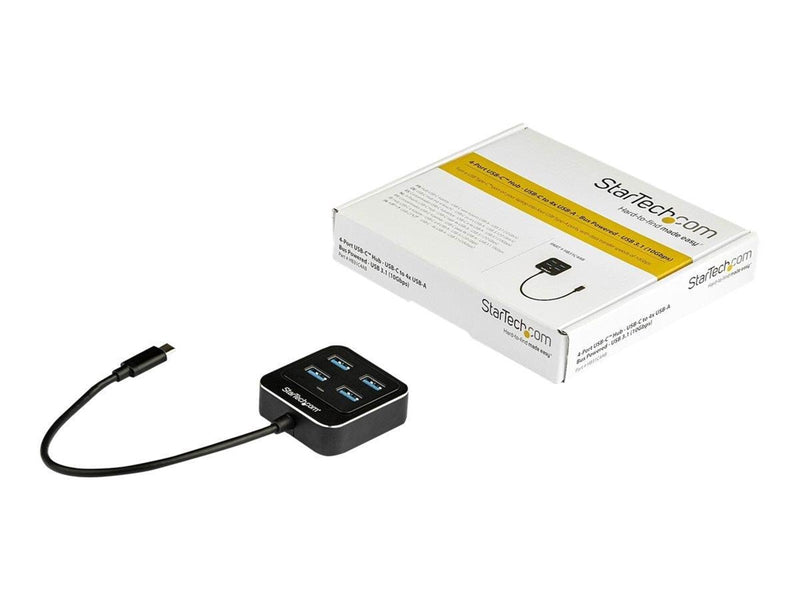 StarTech.com USB-C Hub 4-Port USB-Hubs - USB 3.2 - 4 - Schwarz