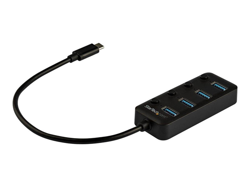 StarTech.com USB-C Hub 4-port USB-Hubs - USB 3.2 - 4 - Schwarz