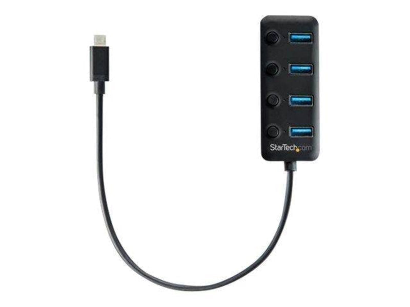StarTech.com USB-C Hub 4-port USB-Hubs - USB 3.2 - 4 - Schwarz