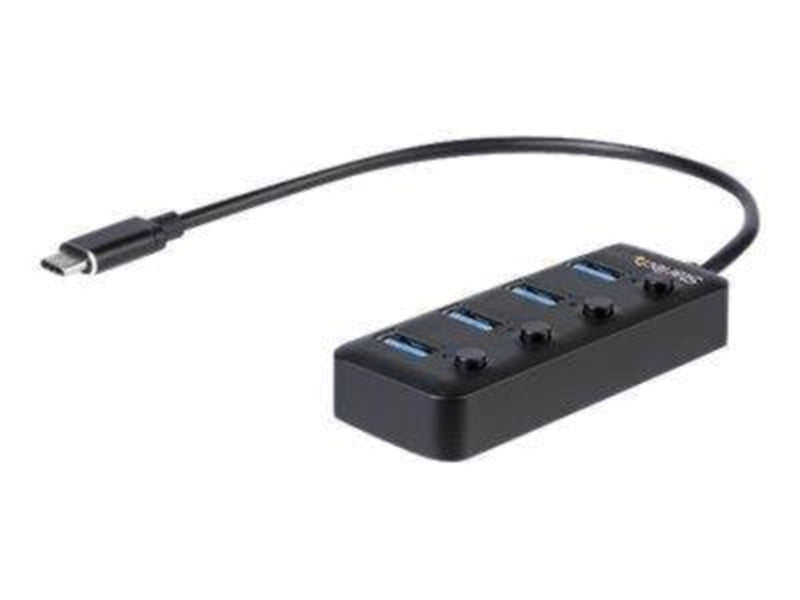 StarTech.com USB-C Hub 4-port USB-Hubs - USB 3.2 - 4 - Schwarz