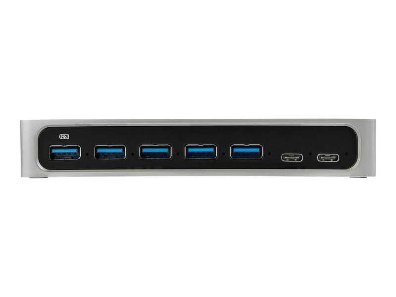 StarTech.com USB C Hub 7 Port USB-Hubs - 7 - silber