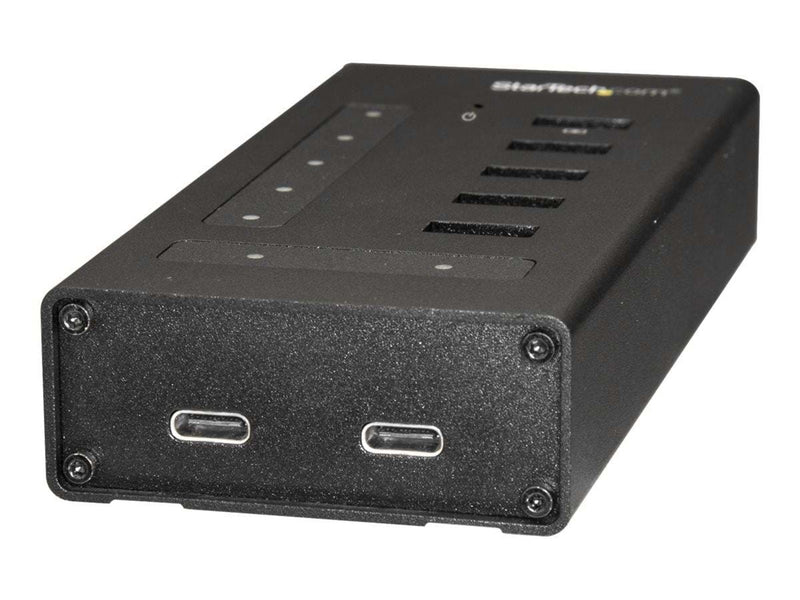 StarTech.com USB-C Hub Metal 7 Port USB-Hubs - USB 3.0 - 7 - Schwarz
