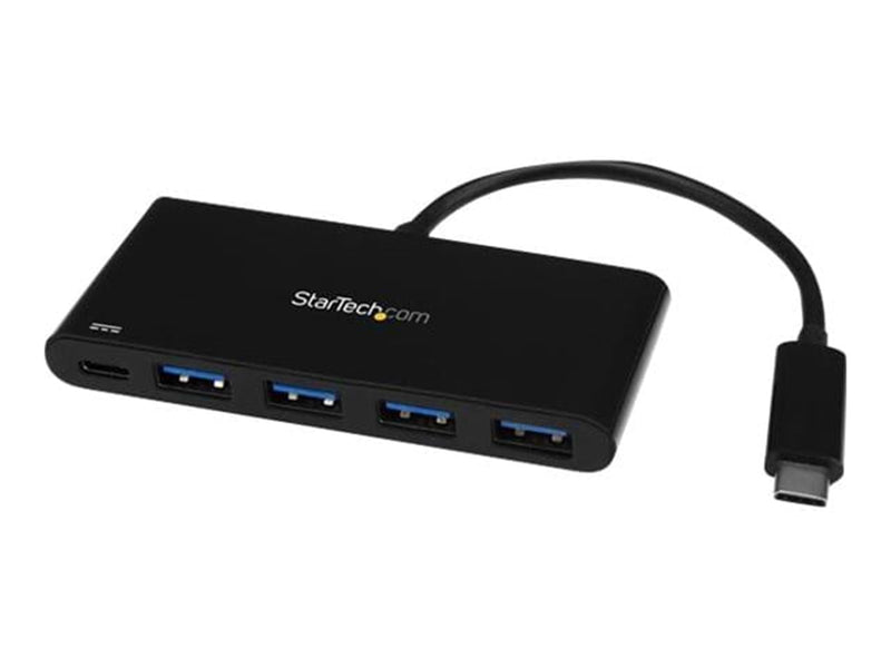 StarTech.com USB C Hub with PD 2.0 4-Port USB-Hubs - 4 - Schwarz