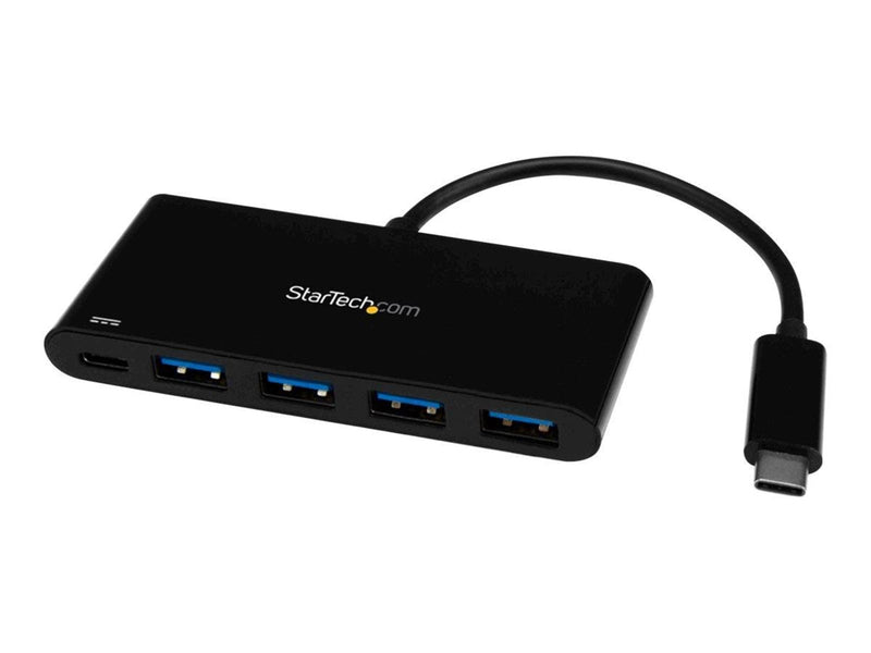 StarTech.com USB C Hub with PD 2.0 4-Port USB-Hubs - 4 - Schwarz
