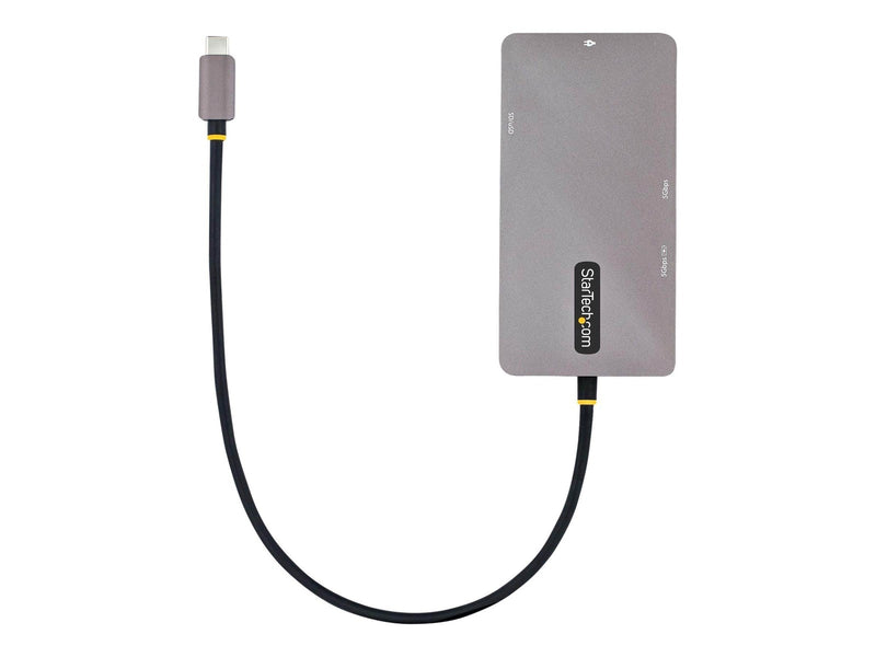 StarTech.com USB C Multiport Adapter Dual HDMI Video 4K 60Hz 2-Port 5Gbps USB-A 3.1 Hub 100W