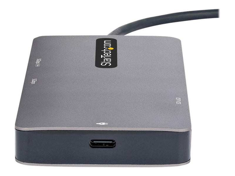 StarTech.com USB C Multiport Adapter Dual HDMI Video 4K 60Hz 2-Port 5Gbps USB-A 3.1 Hub 100W