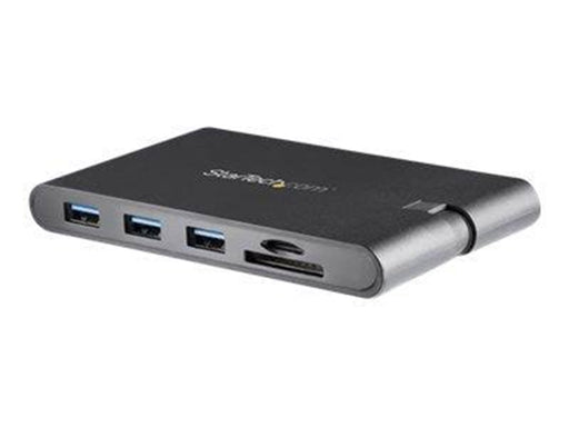 StarTech.com USB-C Multiport Adapter w/ HDMI and VGA - 3x USB 3.0 - SD - PD - external video adapter - black