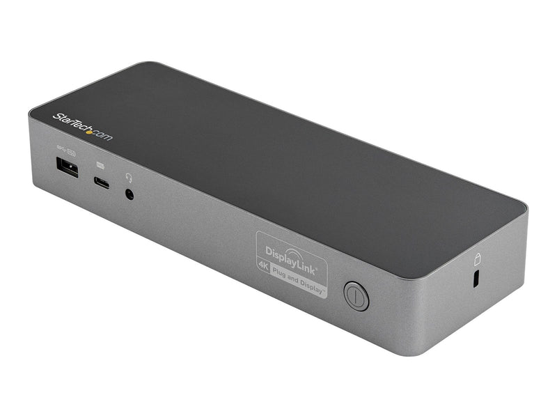 StarTech.com USB-C & USB-A Dock - 100W PD - Dual 4K 60Hz
