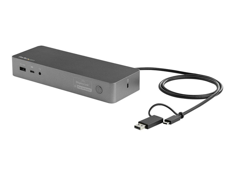 StarTech.com USB-C & USB-A Dock - 100W PD - Dual 4K 60Hz