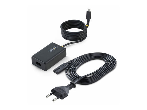 StarTech.com - USB-C power adapter - with 1.5m Tethered USB-C Cable - 65 Watt Netzteile - 65 Watt - ATX - 80 Plus