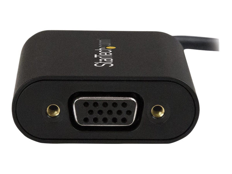 StarTech.com USB-C to VGA Adapter with Presentation Mode Switch - 1920x1200 - external video adapter
