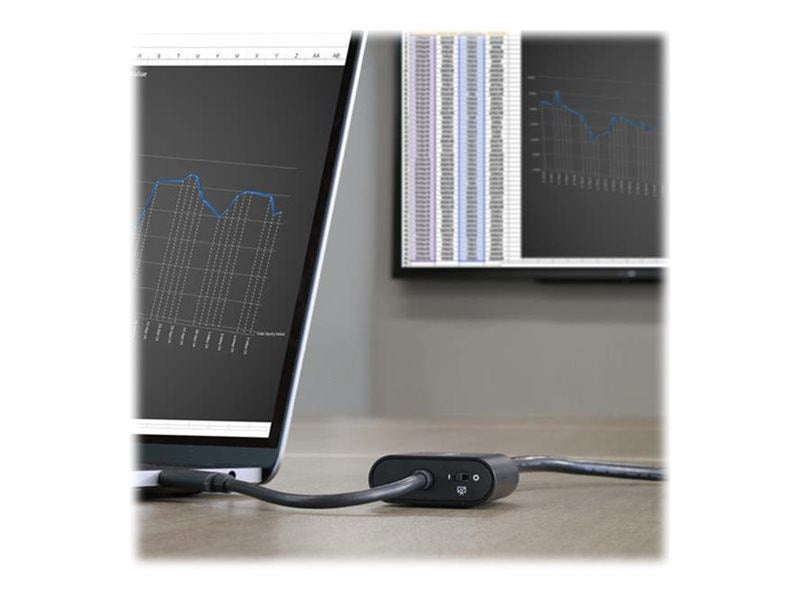 StarTech.com USB-C to VGA Adapter with Presentation Mode Switch - 1920x1200 - external video adapter