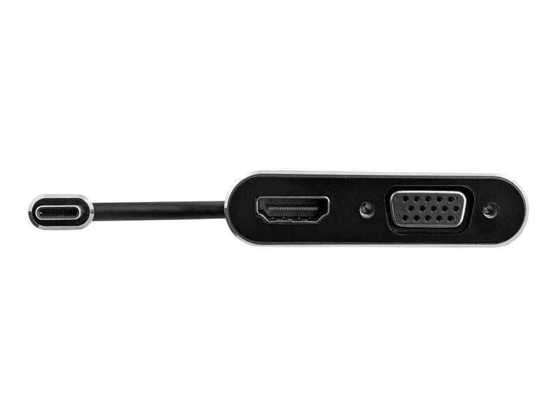 StarTech.com USB C to VGA and HDMI Adapter - Aluminum - USB-C Multiport - external video adapter - IT6222 - space grey