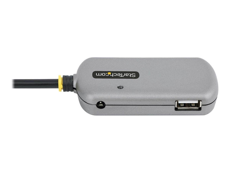 StarTech.com USB Extender Hub 24m USB 2.0 Extension Cable with 4-Port USB Hub Active/Bus Powered USB Repeater Cable USB-Hubs - 4 - silber