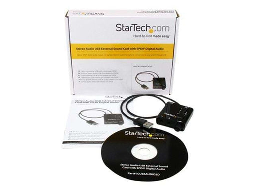 StarTech.com USB Stereo Audio Adapter External Sound Card
