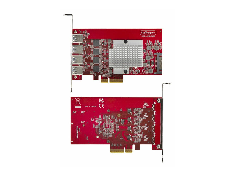 StarTech.com - USB adapter - PCIe 3.0 x4 - USB 3.2 Gen 2 x 4 - TAA Compliant