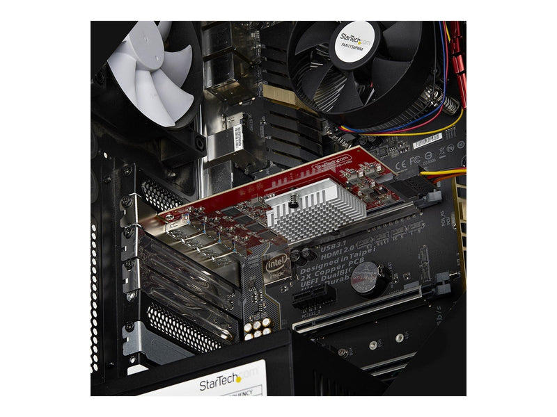 StarTech.com - USB adapter - PCIe 3.0 x4 - USB 3.2 Gen 2 x 4 - TAA Compliant