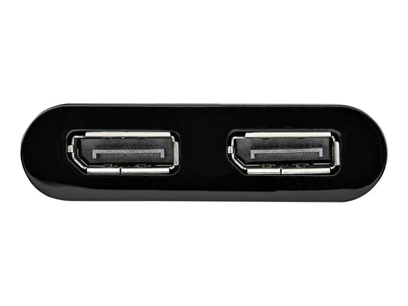 StarTech.com USB to Dual DisplayPort Adapter - 4K 60Hz - USB 3.0 (5Gbps) - external video adapter - DisplayLink DL-6950 - black
