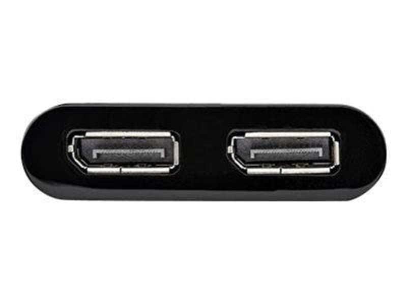 StarTech.com USB to Dual DisplayPort Adapter - 4K 60Hz - USB 3.0 (5Gbps) - external video adapter - DisplayLink DL-6950 - black