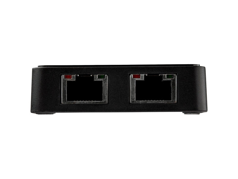 StarTech.com USB32000SPT USB 3.0 to Dual Port Gigabit Ethernet Adapter w/ USB Port 10/100/1000 Mbps USB Gigabit LAN Network NIC Adapter