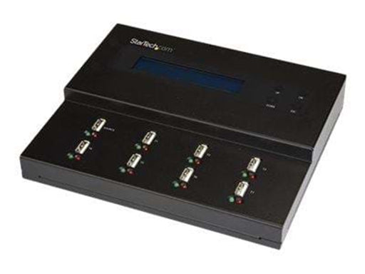 StarTech.com USBDUPE17 / Standalone 1 to 7 USB Thumb Drive Duplicator and Eraser Multiple USB Flash Drive Copier System and File and Whole-Drive Copy