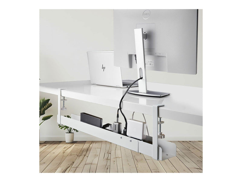 StarTech.com Under Desk Cable Management Tray Clamp-on Installation - cable management tray
