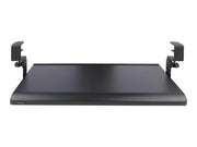 StarTech.com Under-Desk Keyboard Tray Clamp-on Keyboard Holder Supports up to 12kg (26.5lb) Sliding Keyboard and Mouse Drawer with C-Clamps