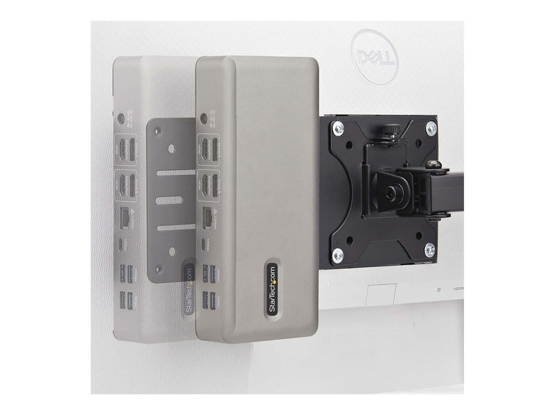 StarTech.com VESA Mounting Bracket for NUC/Thin Clients/Docking Stations mounting component - for thin client - black - Max - recommended for