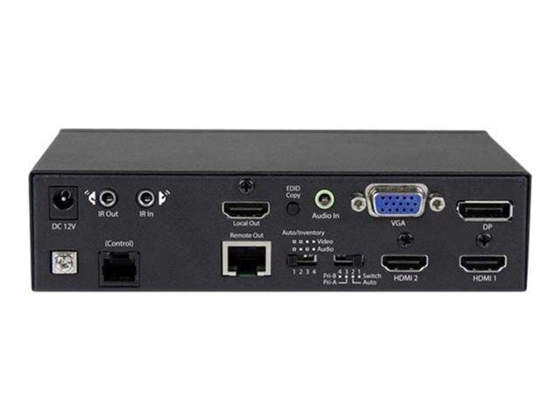 StarTech.com VGA DisplayPort and HDMI Over CAT5 HDBaseT Extender Switch - video/audio extender - HDMI