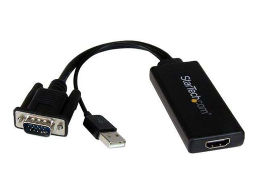 StarTech.com VGA zu HDMI Adapter mit USB Audio & Strom Video Transformer