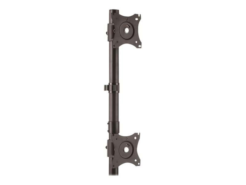 StarTech.com Vertical Dual Monitor Mount - Steel - For Monitors up to 27in