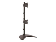 StarTech.com Vertical Dual Monitor Stand - Steel - For Monitors up to 27in