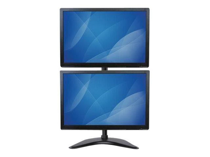 StarTech.com Vertical Dual Monitor Stand - Steel - For Monitors up to 27in