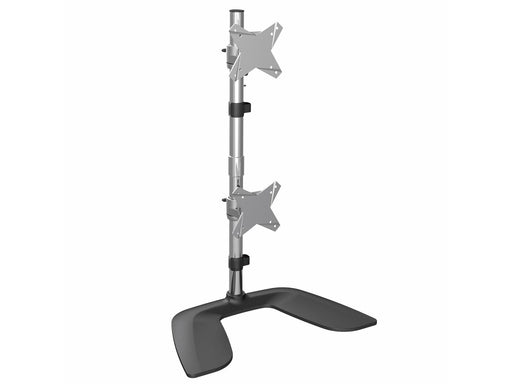 StarTech.com Vertical Dual Monitor Stand for up to 27" Monitors - Aluminium - Stand