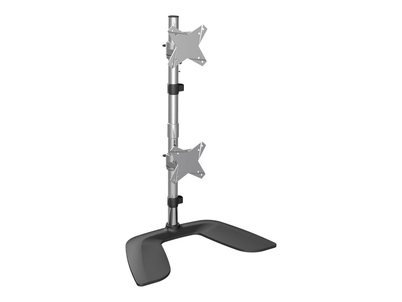 StarTech.com Vertical Dual Monitor Stand for up to 27" Monitors - Aluminium - Stand