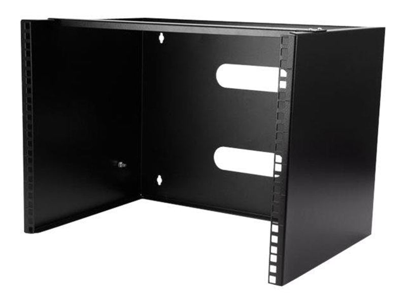 StarTech.com Wall-Mount Bracket for Shallow Rack-Mount Equipment - Solid Steel - 8U cabinet - 8U