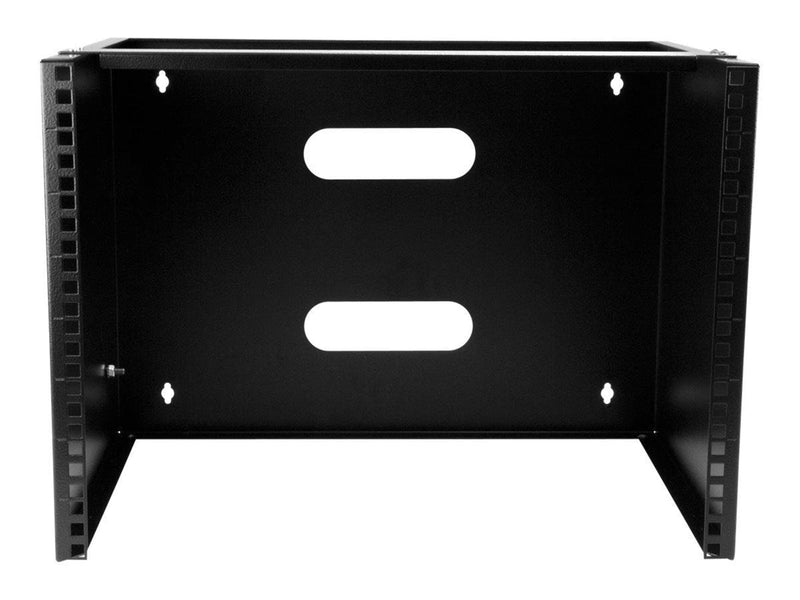 StarTech.com Wall-Mount Bracket for Shallow Rack-Mount Equipment - Solid Steel - 8U cabinet - 8U