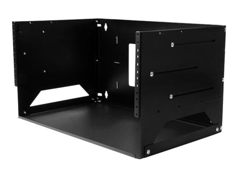 StarTech.com Wall-Mount Server Rack with Built-in Shelf - Solid Steel - 4U