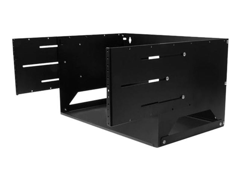 StarTech.com Wall-Mount Server Rack with Built-in Shelf - Solid Steel - 4U