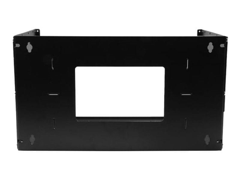 StarTech.com Wall-Mount Server Rack with Built-in Shelf - Solid Steel - 4U