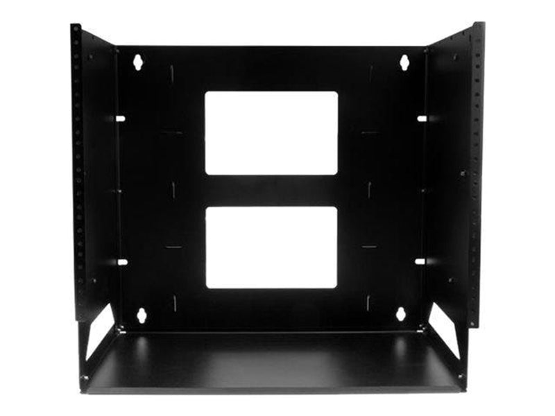StarTech.com Wall-Mount Server Rack with Built-in Shelf - Solid Steel - 8U rack (wall mount) - 8U