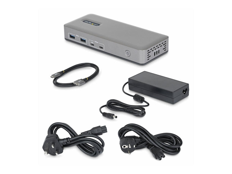 StarTech.com - docking station - USB-C 3.2 Gen 2 - 2 x DP - 1GbE