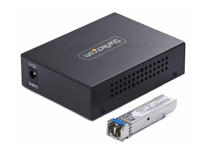 StarTech.com - fibre media converter - 10Mb LAN 100Mb LAN 1GbE - TAA Compliant