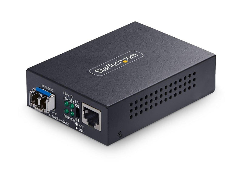 StarTech.com - fibre media converter - 10Mb LAN 100Mb LAN 1GbE - TAA Compliant