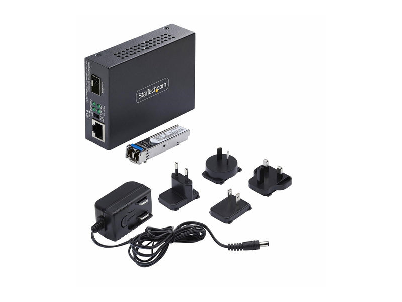 StarTech.com - fibre media converter - 10Mb LAN 100Mb LAN 1GbE - TAA Compliant
