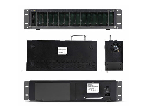 StarTech.com - modular expansion base - media converter chassis - TAA Compliant