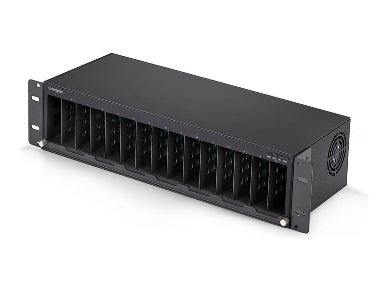 StarTech.com - modular expansion base - media converter chassis - TAA Compliant