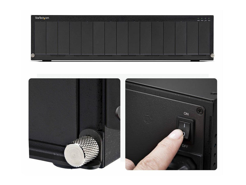 StarTech.com - modular expansion base - media converter chassis - TAA Compliant